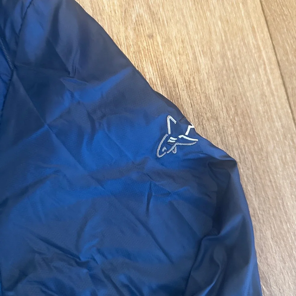 Greg Norman HydroTech Mens XXL Blue Camo Golf Jacket Full Zip Windbreaker SP17